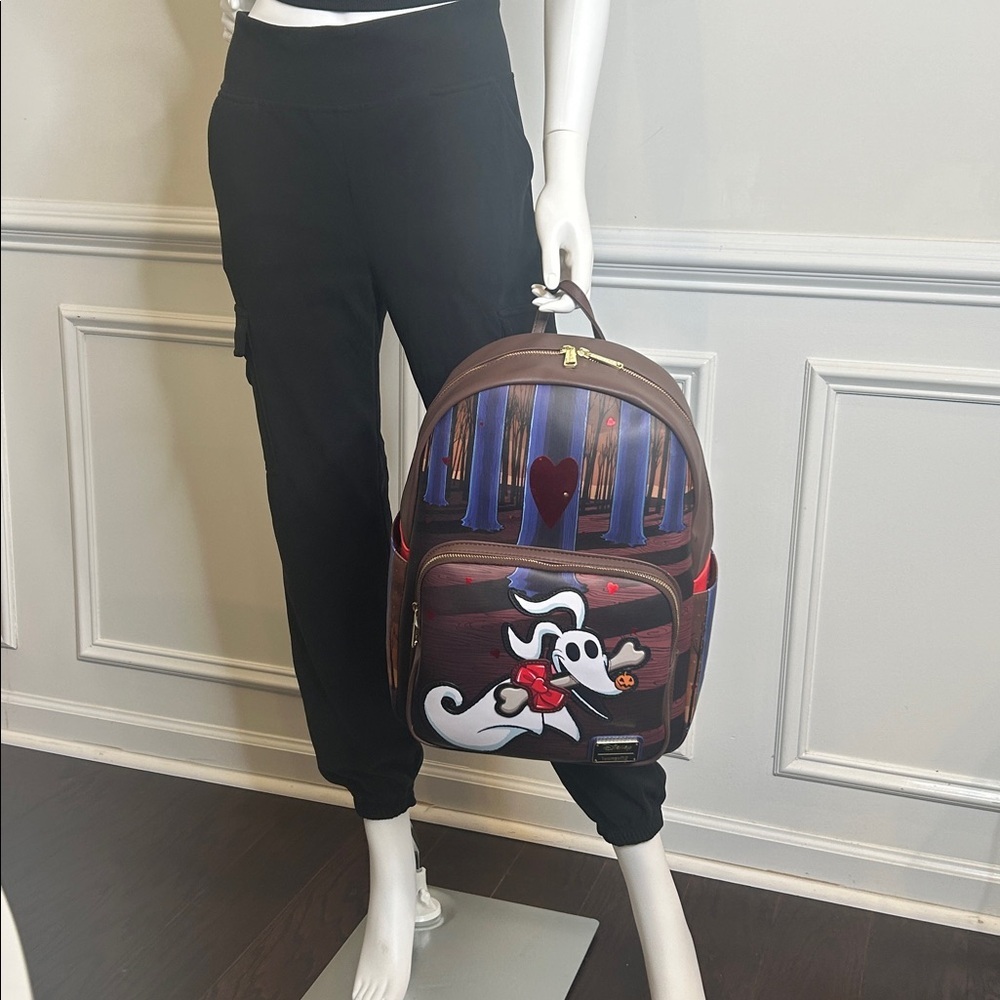 Loungefly Disney Nightmare Before Christmas Zero Full Size Backpack, NEW - Picture 12 of 12
